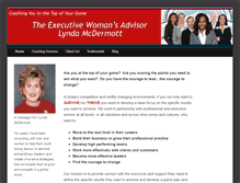 Tablet Screenshot of executivewomanadvisor.com